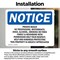Signmission Private Beach No Trespassing Motorboats OSHA Notice Sign, Vinyl Decal, 10in W x 7in L, 2PK OS-2PACK-NS-D-710-L-17805 - alternate 2